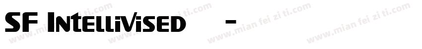 SF Intellivised 常规字体转换